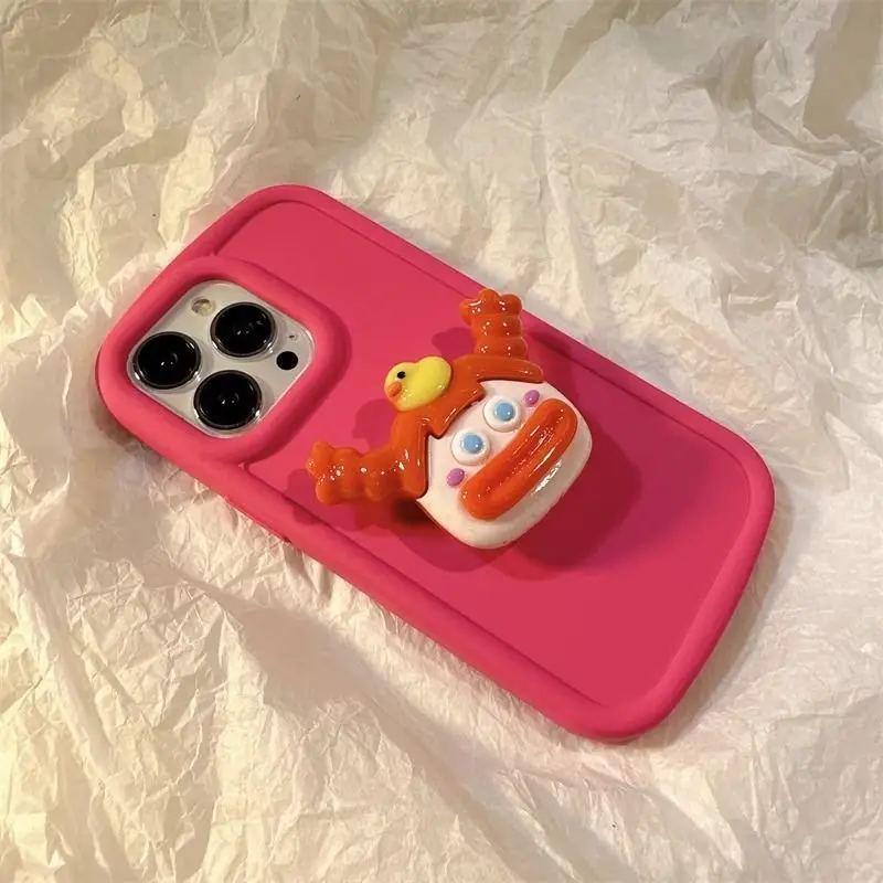 Фото Чехол для телефона для iphone 15 14 13 12 11 8 7 6 6s X XS XR Mini Pro Max Plus, новый INS, розовый, красный защитный чехол с держателем для девушки №4