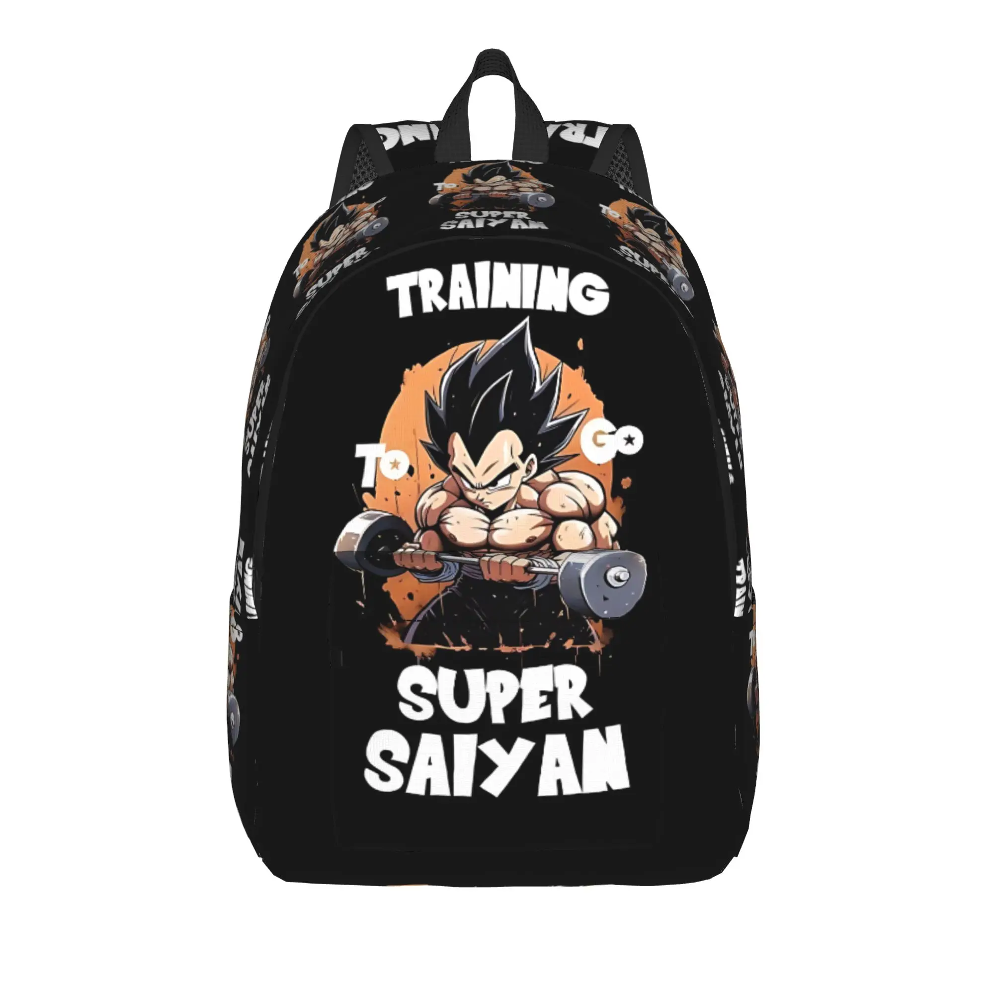Модный рюкзак Dragon Ball Z no pain gym, повседневный рюкзак для школы с застежкой-молнией