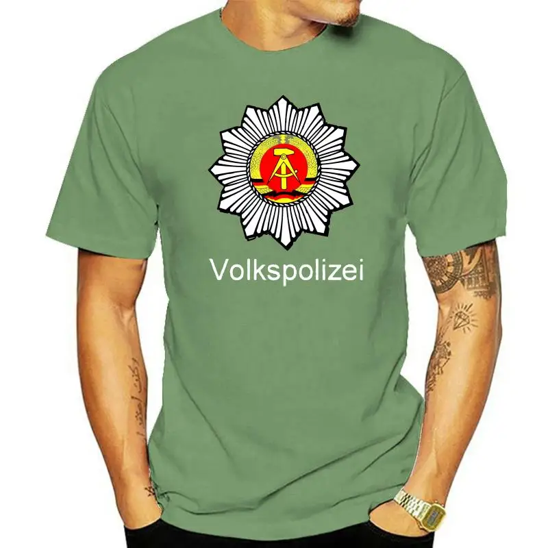Volkspolizei DDR T-Shirt alle Groen NEU