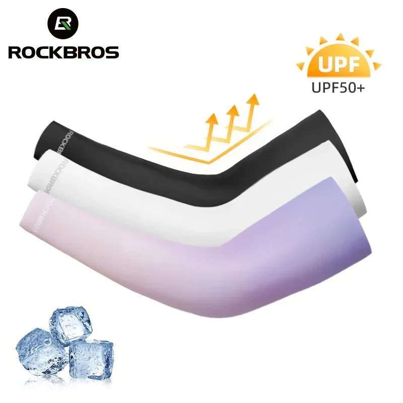 ROCKBROS летние рукава для мужчин и женщин, солнцезащитный крем, защита от солнца и ультрафиолета, скалолазание, бег, велоспорт, рукава для занятий спортом на открытом воздухе