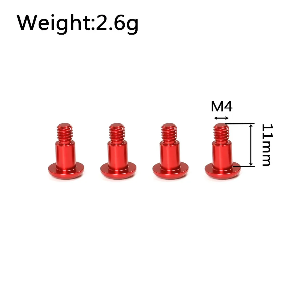 4 шт. металлический винт M4Step для Tamiya TT02 TT-02 TT02B 1/10, детали для обновления радиоуправляемого автомобиля, аксессуары