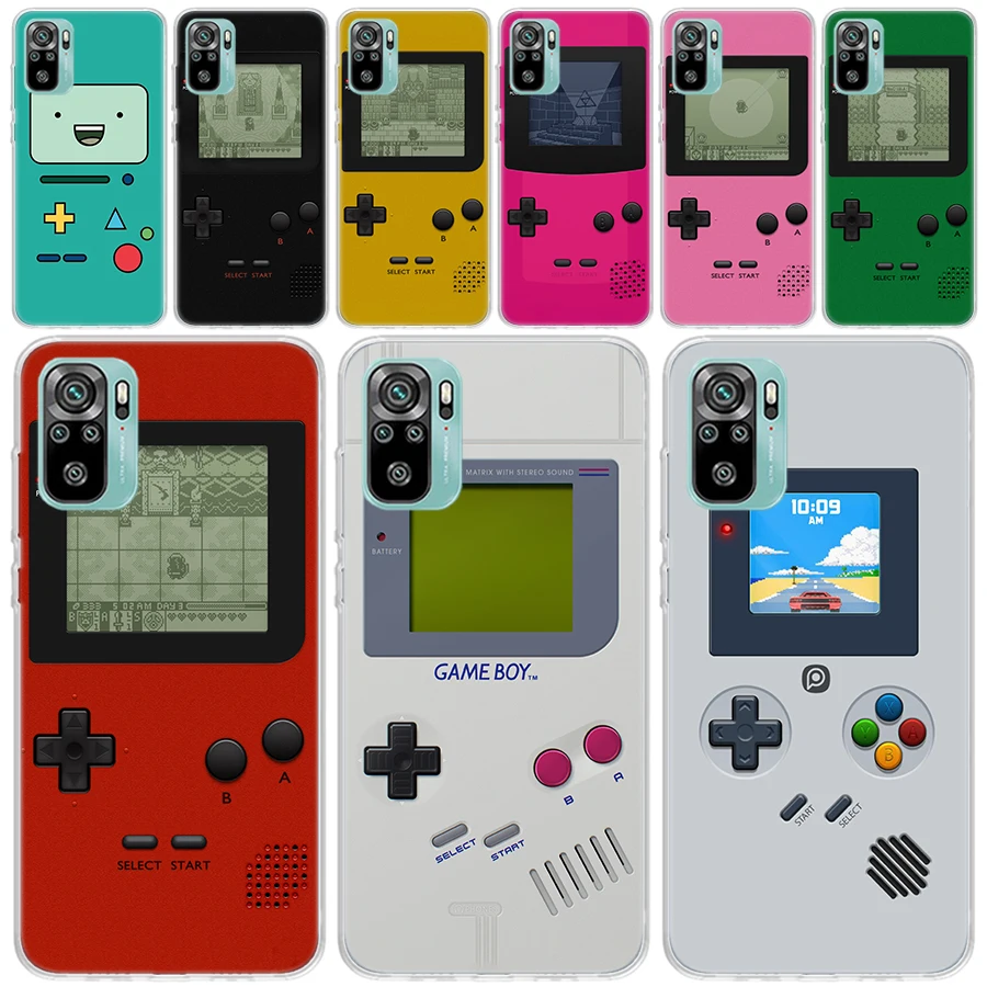 Мягкий чехол для телефона Gameboy Boy Game для Xiaomi Redmi 14C 13C 13 12 12C 9 9A 9C 9T 10 10A 10C 8 8A 7 7A 6 6A K20 Pro K40 Cover Coque