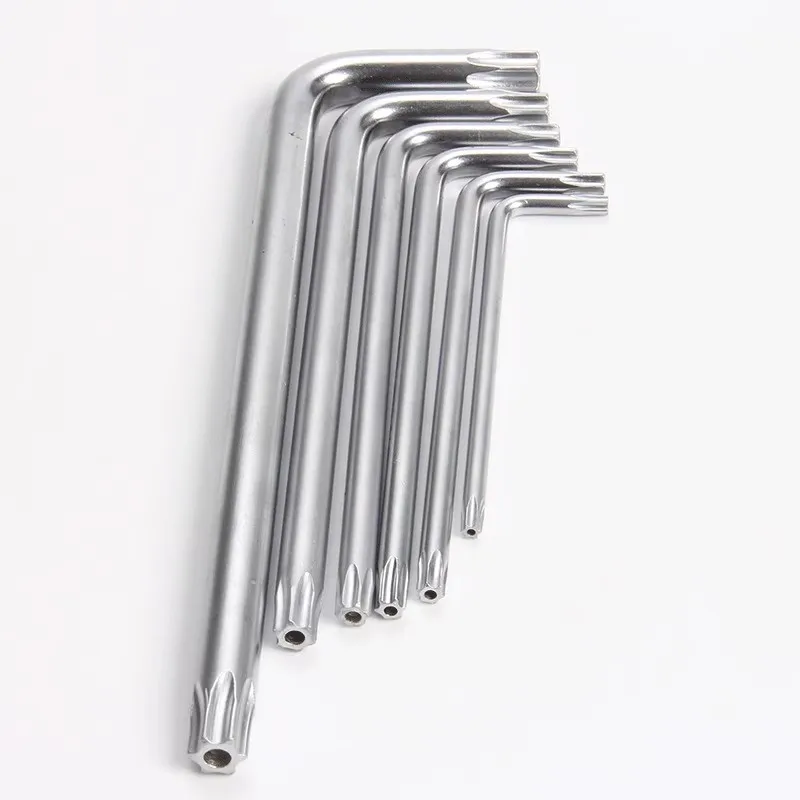 Фото Шестилопастная головка Torx, защищенный от несанкционированного доступа, защитный болт, ключ T10 T20 T25 T30 T40 T45 T50, торцевой ключ из углеродистой стали №3