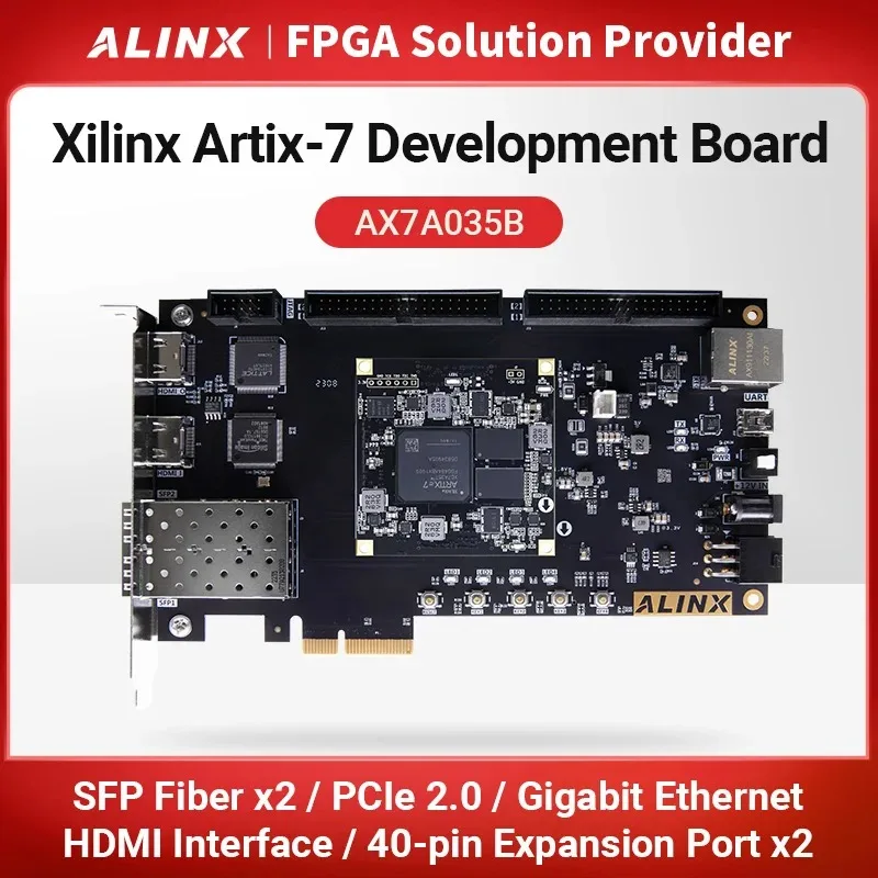ПЛАТА РАЗЪЕМАНИЯ Alinx Xilinx Artix-7 AX7A035B XC7A35T
