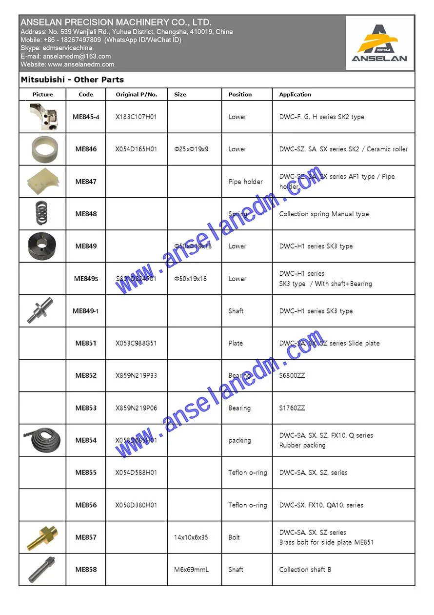 S017 Нижний электрод C12420B, 0205881 20x20x4t мм, пластина AWT EL MT502325B для Sodic k AG400L, AG600L, AQ400L, AQ600, AP650L,