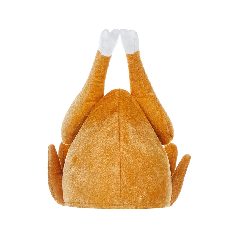 Unisex Turkey Hat Realistic Image Interesting Soft Comfortable Breathable Thanksgiving Cute Cap