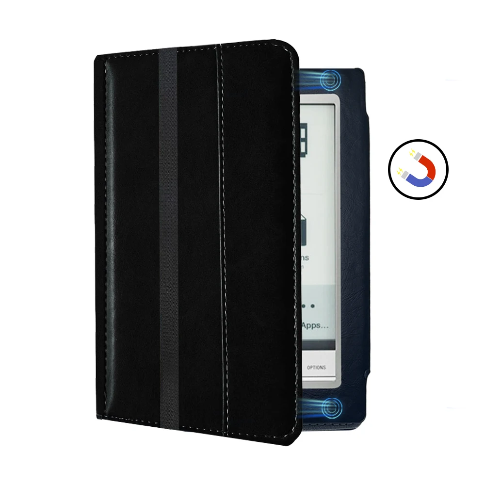 Фото Кожаный чехол Folio для Funda Sony PRS 700, 7 дюймов, защитный чехол с цифровым книжным устройством и карманом с магнитной застежкой №2