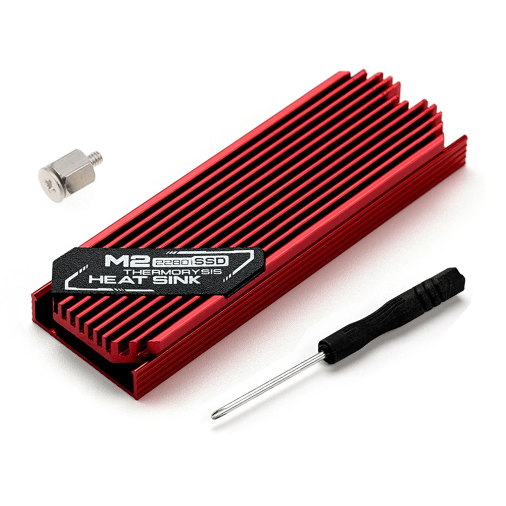 Радиатор для твердотельного накопителя M.2 NVMe, с термопанелью
