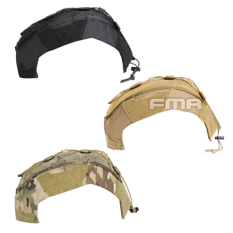 Чехол для шлема с высоким вырезом FMA Tactical Caiman, тканевая кожа, TB1440