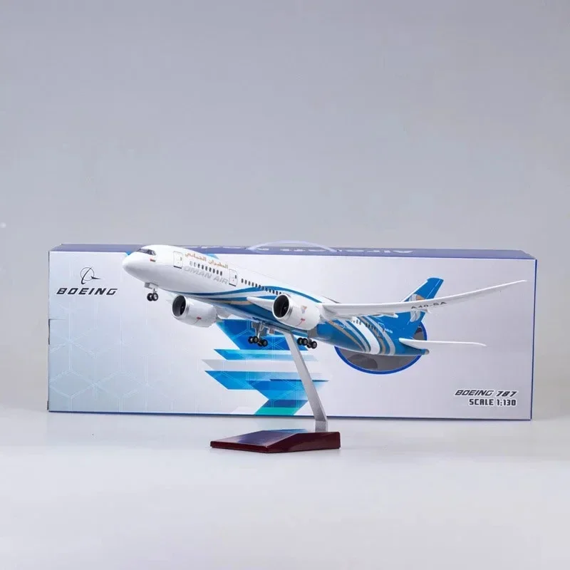 Масштаб 1130, 47 см, самолет 787 B787, Oman Airline W, свет и колесо, литая под давлением пластиковая смола, модель самолета, игрушка (art.: 3920cd6782357) - 3920cd6782357
