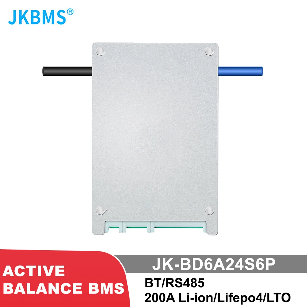 JKBMS Smart BMS 0.6A Active Balance BD6A24S6P 60A 8S 9S 10S 11S 12S 13S 14S 15S 16S 17S 20S 24S Li-Ion LTO 18650 Батарея Lifepo4
