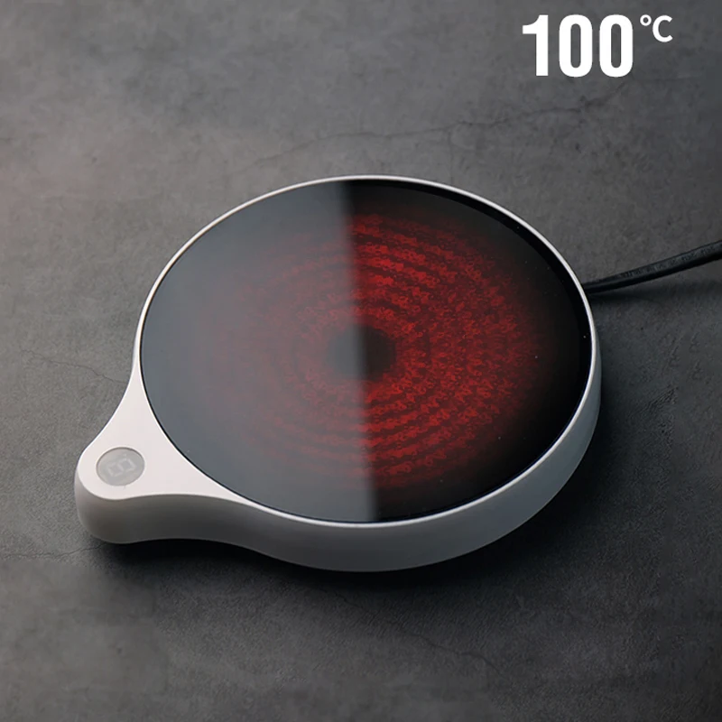 Нагреватель чашек мощностью 200 Вт, подогреватель кружек 100 ° C нагреватель для приготовления горячего чая, подставка с 5 передачами, нагреватели чашек, грелка для кофе, чая с молоком, 110 В/220 В