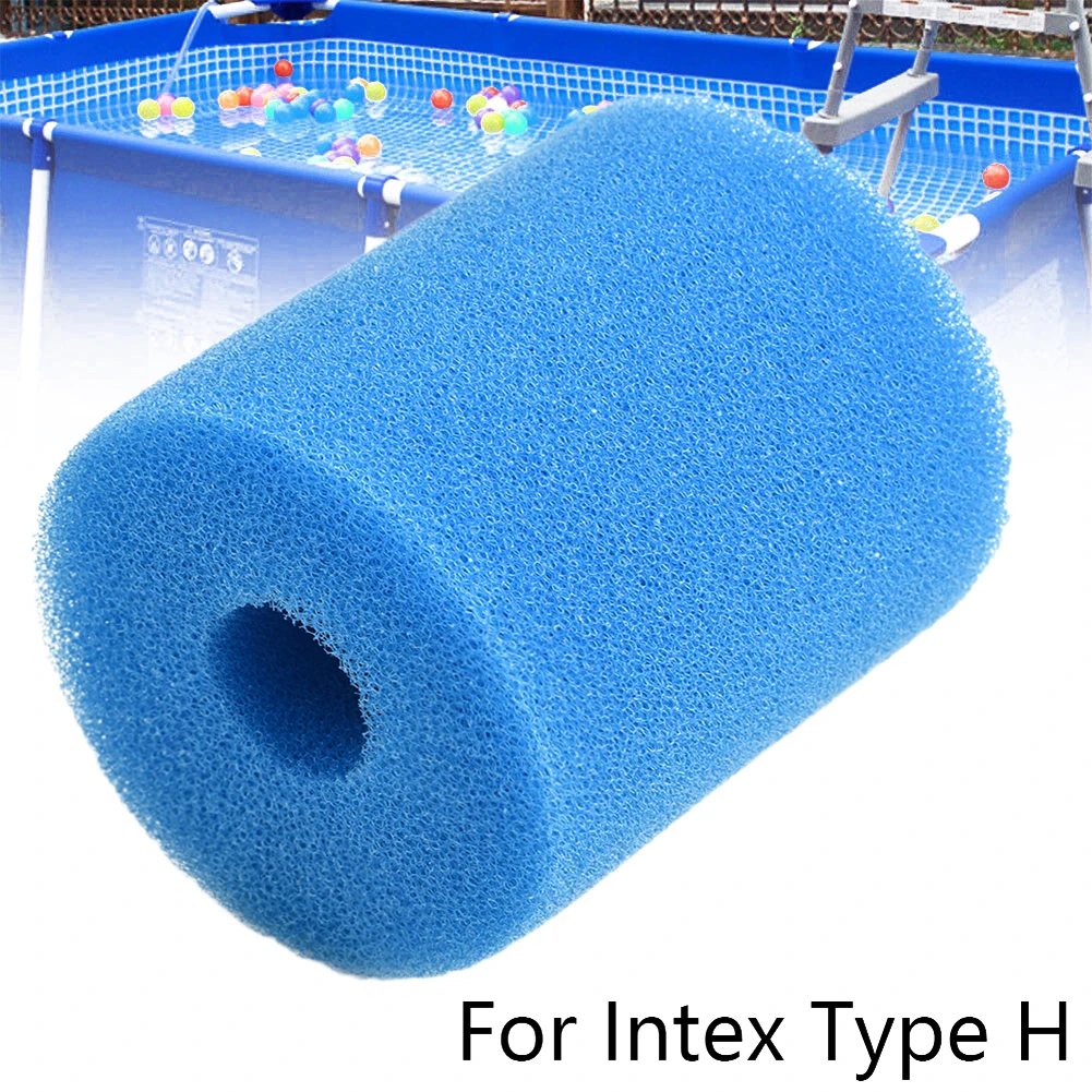 Фото Фильтрующая губка для Intex типа H, моющийся многоразовый фильтр для бассейна, поролоновая губка, картридж, спа-фильтры для бассейна, аксессуары №4