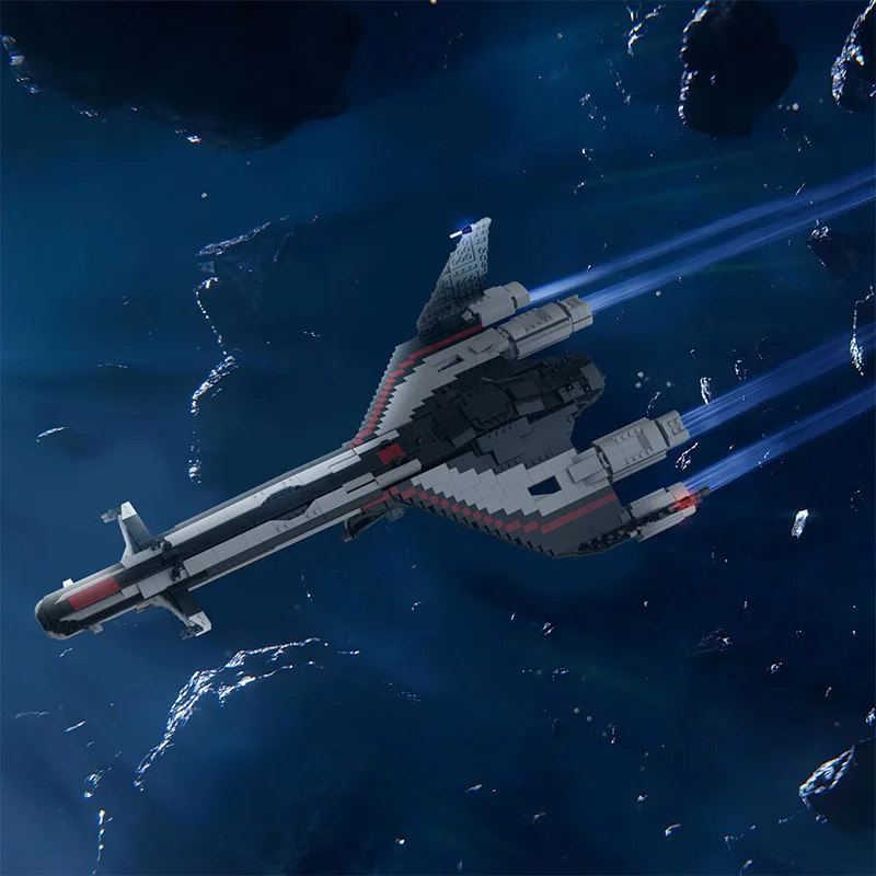 MOC Space Series Mass Effect Andromeda Storm Boys Технология Строительный блок Детская головоломка Развивающие кирпичи для мозга Игрушки для хобби (art.: 3920ce2f91ee4) - 3920ce2f91ee4