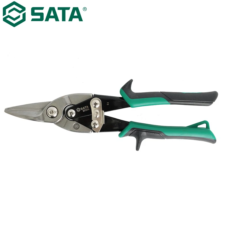 SATA 93103A ножницы для авиации с прямым носом, 10 дюймов, высокой твердости, острые лезвия, плоские, износостойкие, прочные, простые в эксплуатации