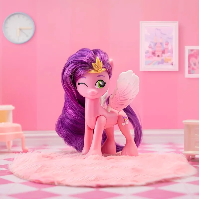 Фото Аниме My Little Pony Twilight Sparkle слепая коробка рождественские подарки для детей оригинальная фигурка модель игрушки в лоскуте №4