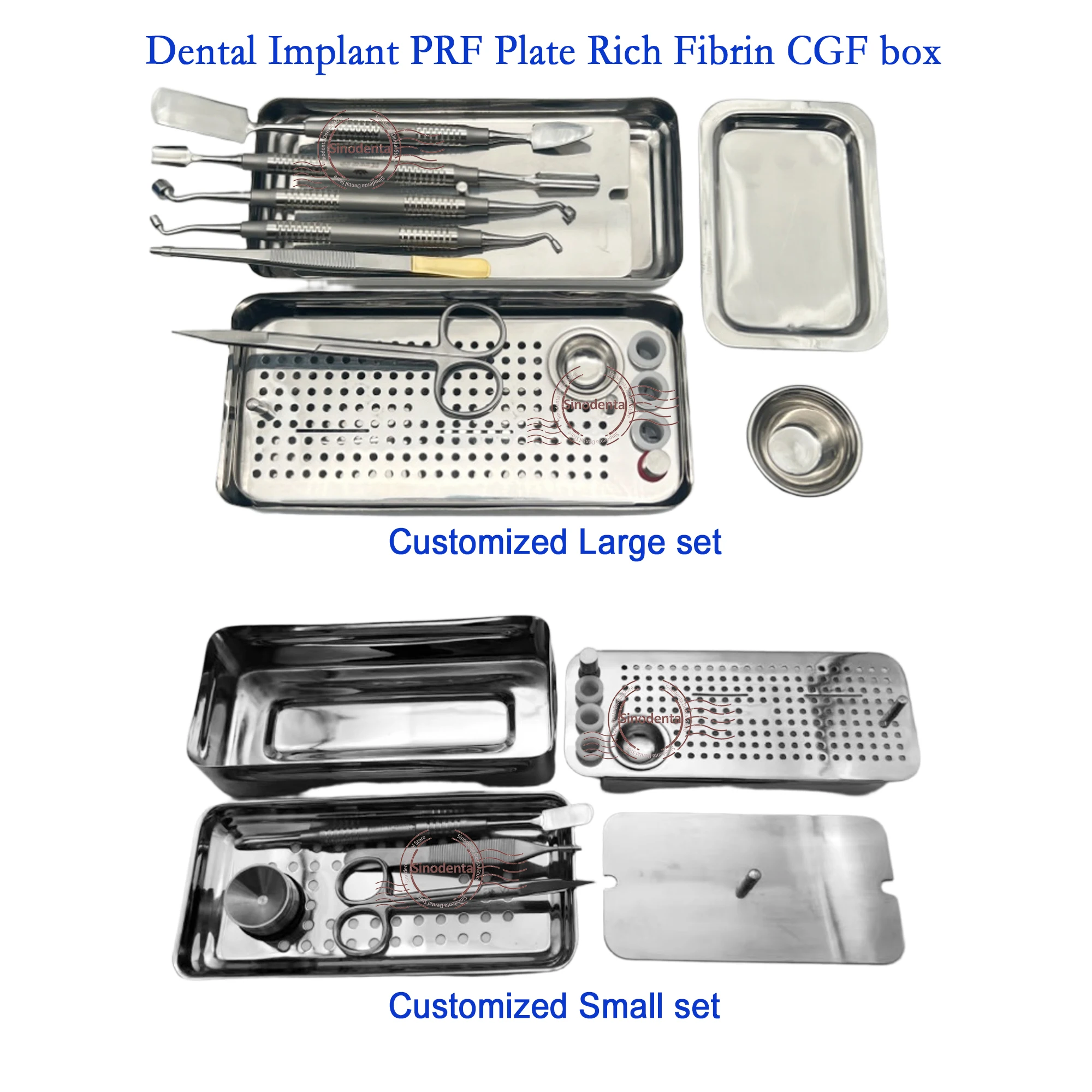 Стоматологический PRF Box Platelet Rich Fibrin Набор Инструмент для прививки костей Центрифуга CGF Ящик для инструментов для стоматологической PRF CGF Мембранная хирургия Б/у