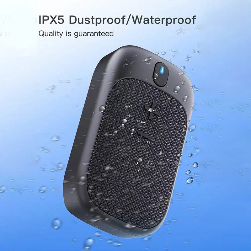 WS11 Беспроводной Bluetooth-динамик с задним зажимом, уличный мини-велосипед, портативный, большой объем, для бега, тяжелый бас, водонепроницаемый