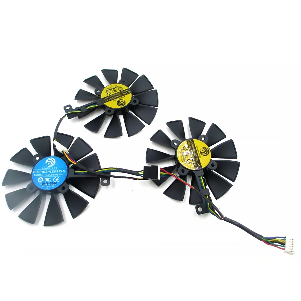 Новый вентилятор охлаждения для ASUS Strix GTX 1060 OC 1070 1080 GTX 1080Ti RX 480, 87 мм
