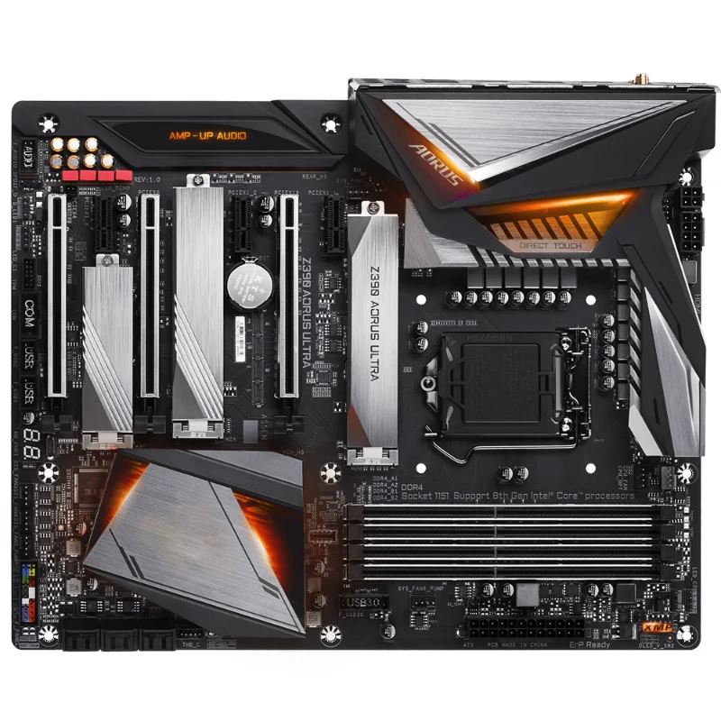 Фото Z390 AORUS ULTRA для материнской платы LGA1151 Z390 DDR4 128 ГБ ATX №3