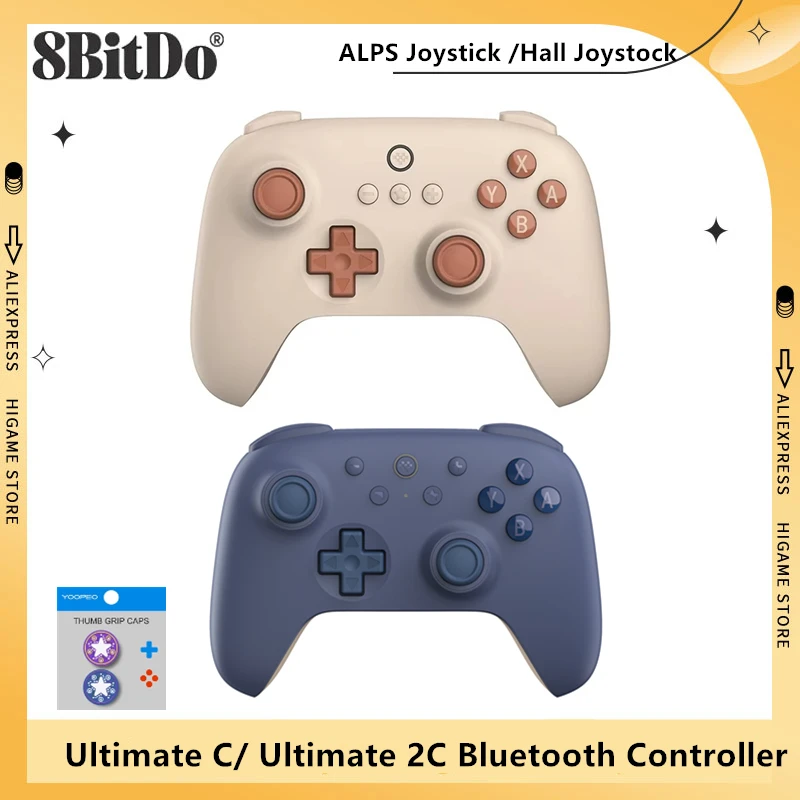 8BitDo Ultimate C/ Ultimate 2C Джойстик Холла Bluetooth-контроллер ALPS Джойстики для Nintendo Switch/Switch Oled/Switch lite