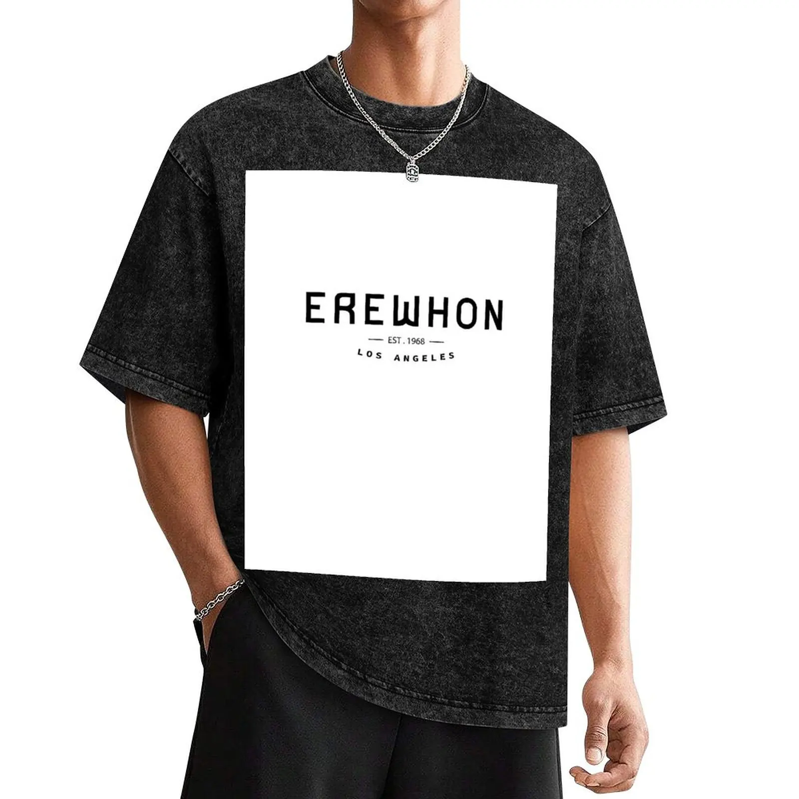 Футболка Erewhon est 1968, роскошная одежда с фигурками аниме, эстетичная одежда, модные рубашки, мужские забавные футболки