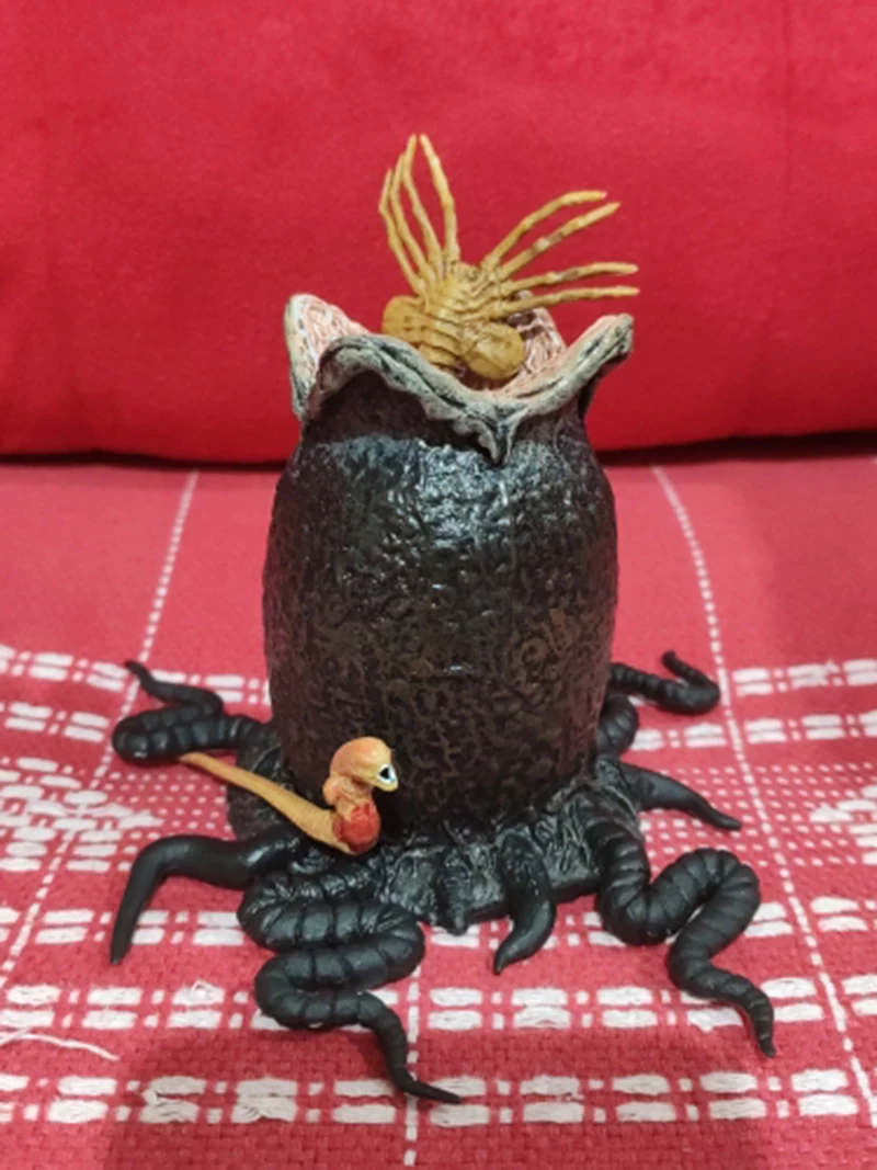 Фото Коллекционная фигурка Alien Egg Facehugger Chestburster Aliens Covenant, модель куклы, украшения, игрушки №5