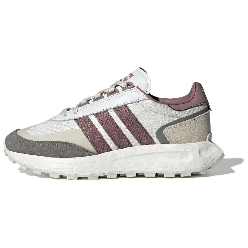 Adidas Originals Retropy E5 Lifestyle Shoes Женские низкие кроссовки бежевого/красного цвета JH7191