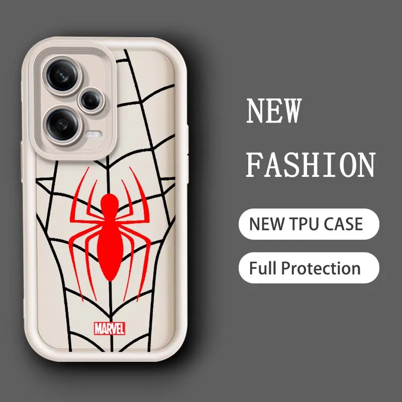 Фото Marvel Iron Man SpiderMan Art для Xiaomi Redmi Note 14 13 13R 12 12R 11 11E 11T 11S Pro Plus 5G Eye Ladder Чехол для телефона №5