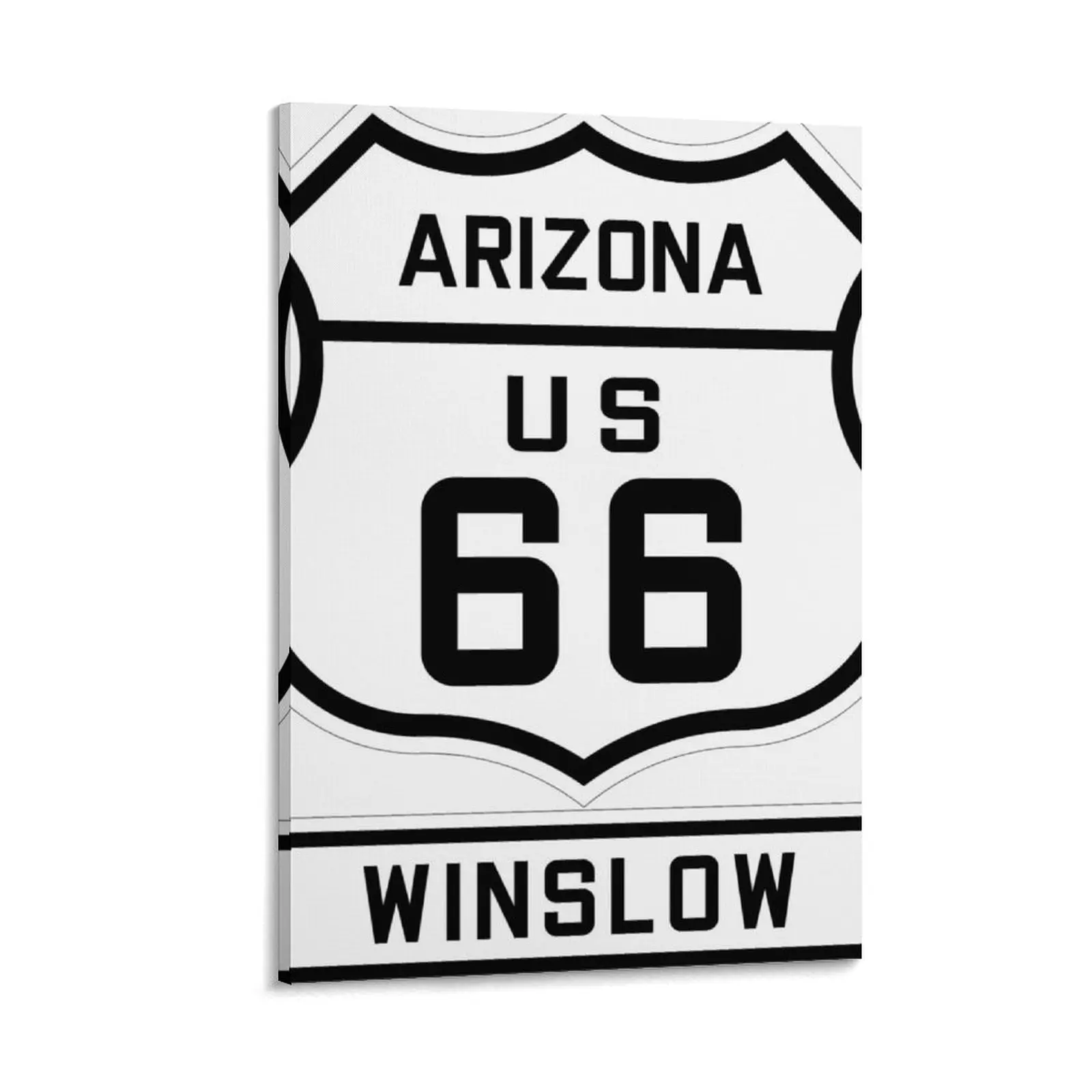 Исторический маршрут 66-Мать-Роуд-Winslow Arizona Холст Картина аниме постер плакаты аниме