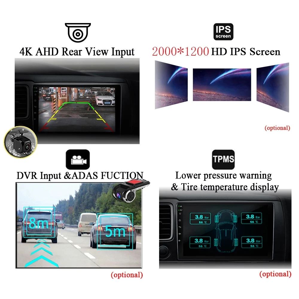 Фото 9-дюймовый LHD RHD автомобильный радиоприемник Android для TOYOTA YARIS 2012-2017, мультимедийный автомобильный стереоприемник, 5G DVD, Wi-Fi, DSP, Carplay дисплей №4