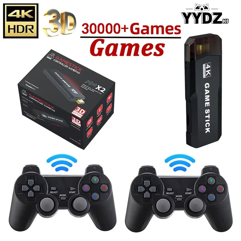 Консоль игровая X2 PLUS, 2,4 ГГц, 64 ГБ, 40000 игр