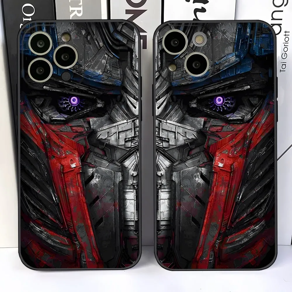 Трансформеры Optimus Prime чехол для телефона 14 Pro max для Apple iphone 15 13 14 12 Mini 11 Xr X Xs Pro Max 8 7 Plus задняя крышка