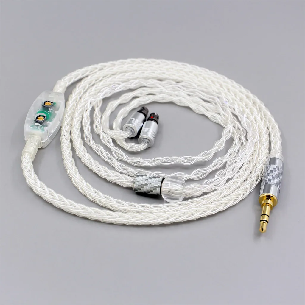 99% чистое серебро, 8-ядерный кабель для наушников Avis contour XO Layla AION Roxanne JH AUDIO Jolene Roxanne 7pin LN007732