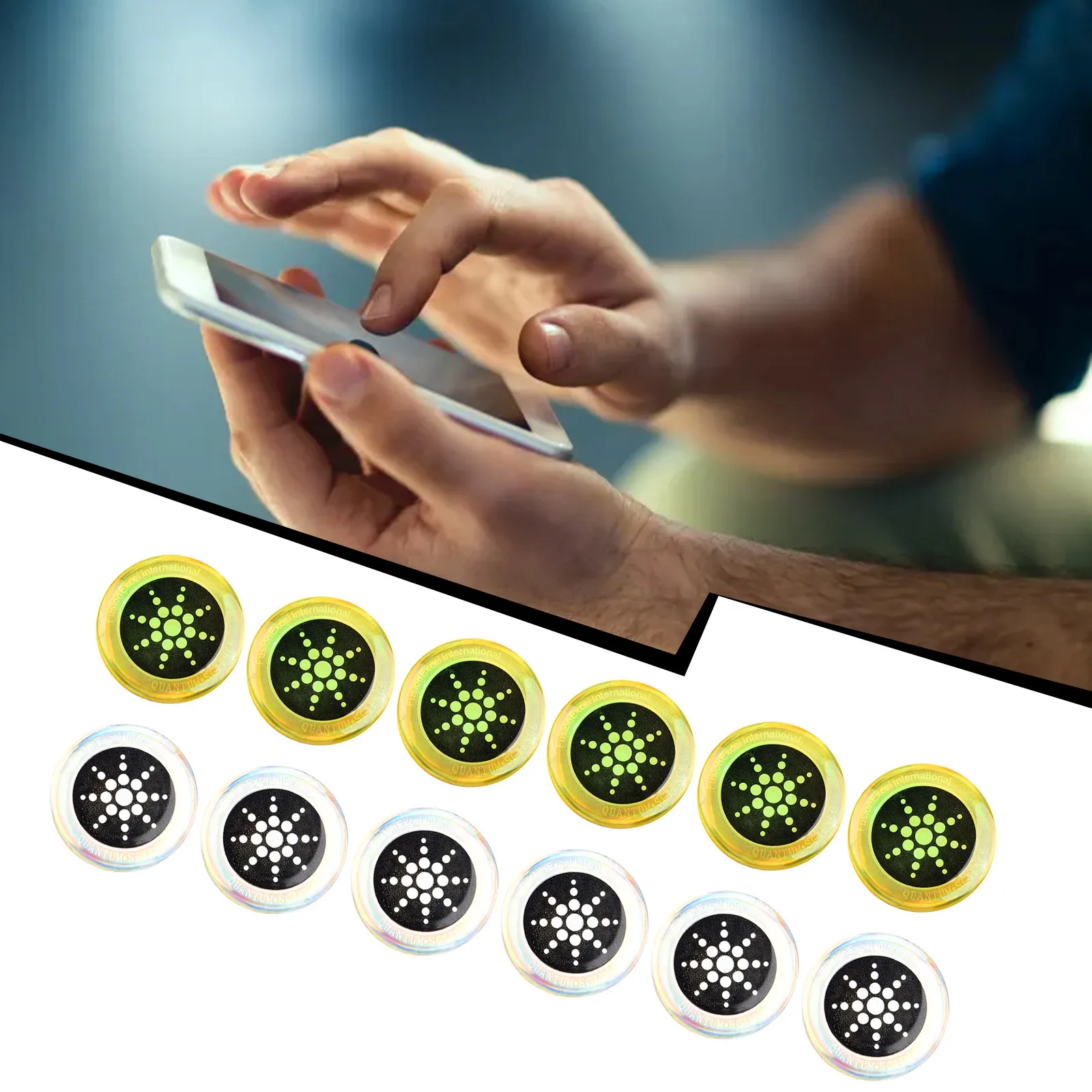 Фото Наклейки EMR, компьютерная скалярная энергия, анти-наклейка, анти-EMP, антирадиационная защитная наклейка для нейтрализатора EMR №5