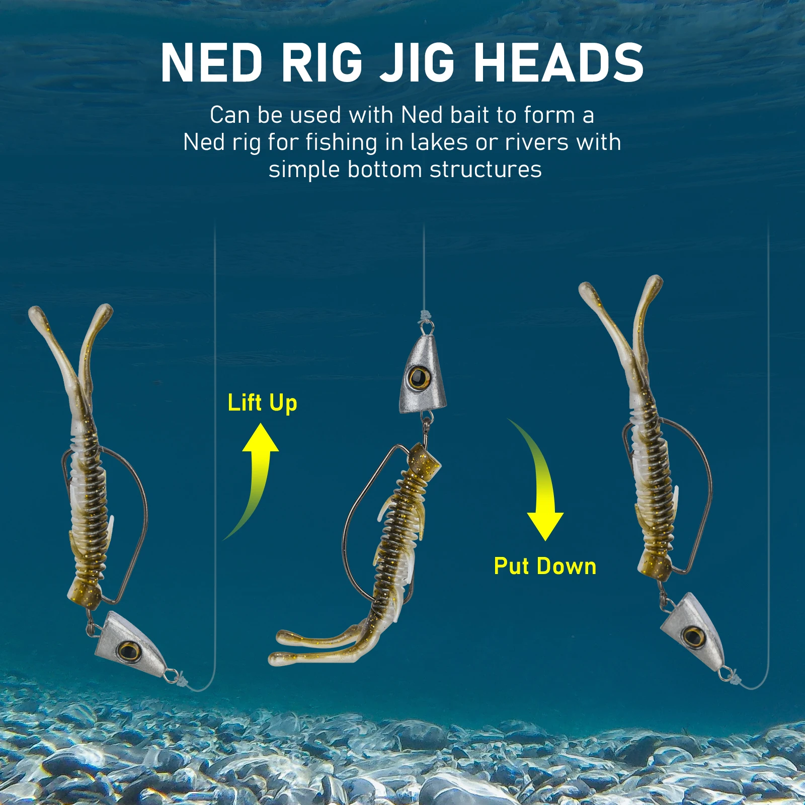 Фото THKFISH 20 шт. 7 г 10 г крючки с офсетной головкой JIg 3D рыбьи глаза 3,5 г 5 г 14 г свинцовые головки рыболовный крючок для мягких приманок пресноводный колючий крючок №5