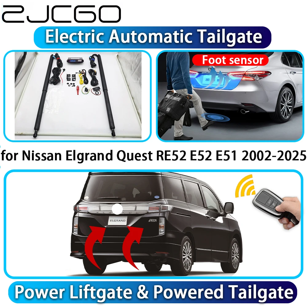 Для Nissan Elgrand Quest RE52 E52 E51 2002-2025 OEM автоматическая задняя дверь с электроприводом, интеллектуальная система, комплект подъема багажника
