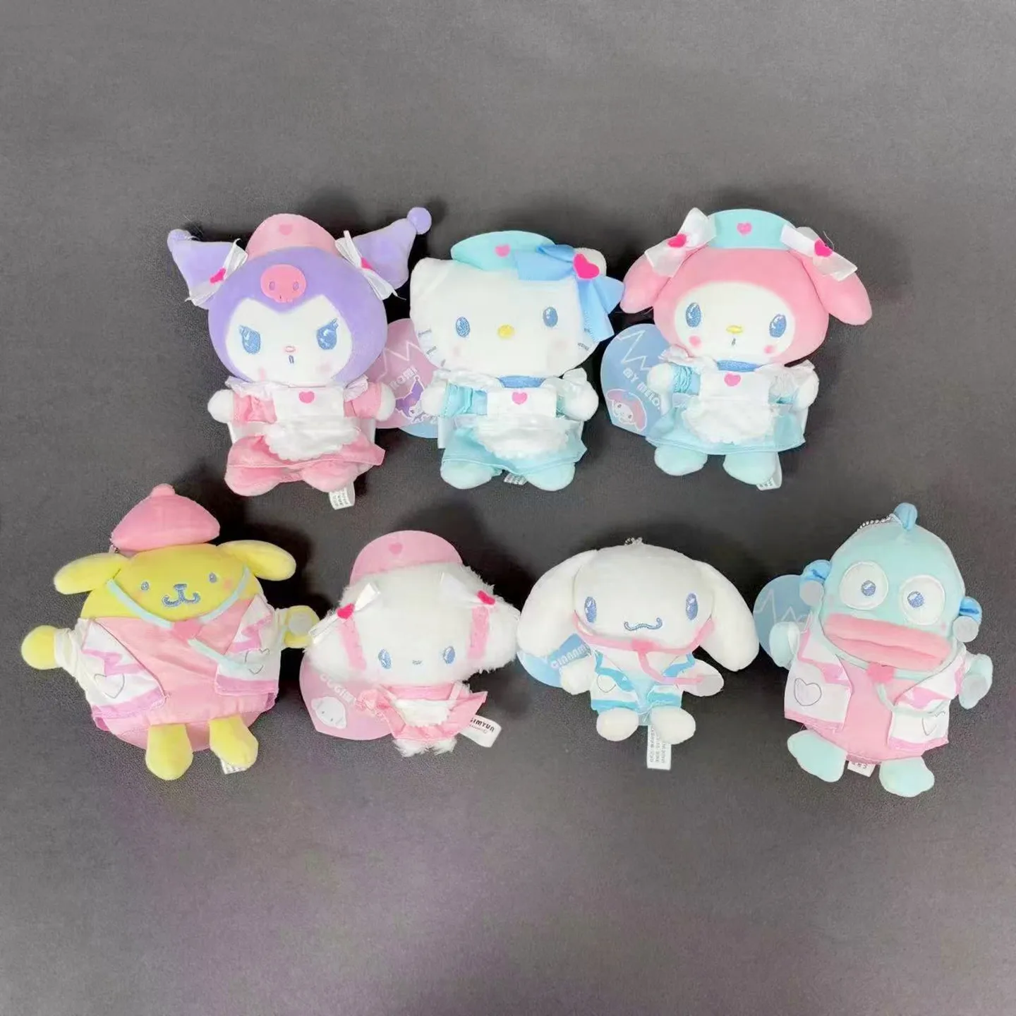 Hello Kitty Doctor Nurse Series Kuromi My Melody плюшевая кукла милый мультфильм Hellokittys Girl Pericarp сумка кулон украшение подарок