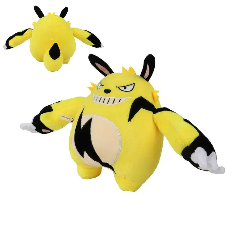 Мягкие плюшевые игрушки Palworld Electabuzz, плюшевые игрушки, мягкие игрушки, плюшевые животные, плюшевые игрушки, персонажи игры, мягкая игрушка для декора комнаты