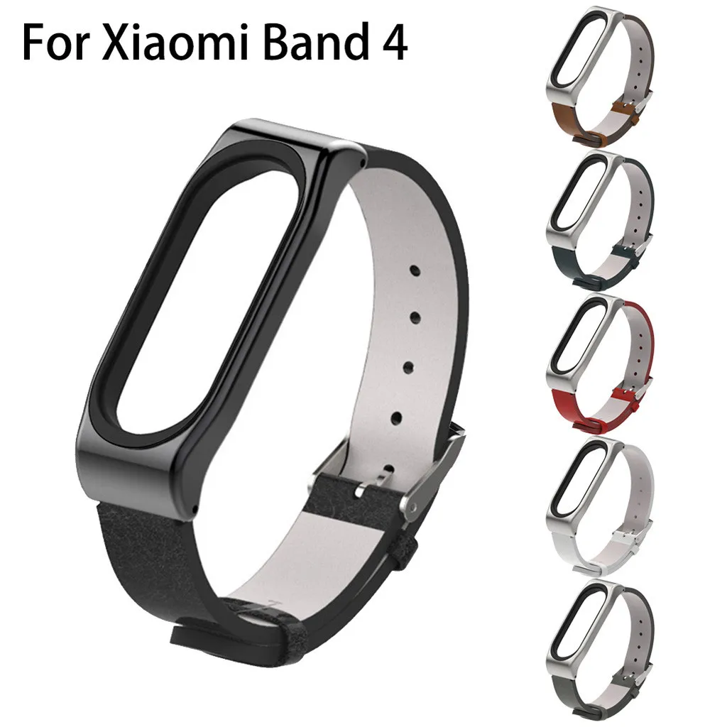 Браслет на запястье с металлической пряжкой для xiaomi MI Band 4
