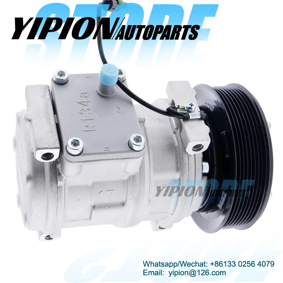 Компрессор переменного тока 10PA17C для John Deere 447200-4930 447200-3667 447200-5031 447200-4932 42511-09681-3 ABPN83304155