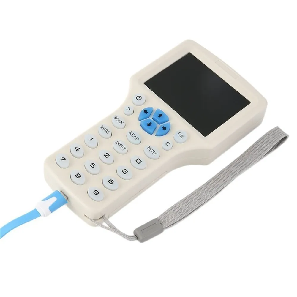 Фото 10-частотная RFID-карта NFC-считыватель, модуль записи, копия M113,56 МГц, зашифрованный дубликатор, программатор, USB NFC UID-тег, ключ-карта, хит продаж №3