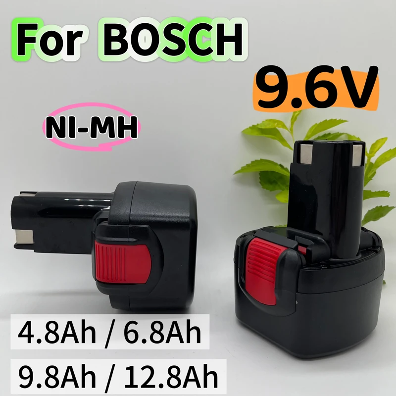 Для аккумуляторной батареи BOSCH, электроинструментов, BAT048, NI-MH, 9,6 В, 12800 мАч, PSR 960, BH984, BAT048, BAT119, L50 Аксессуары и запчасти