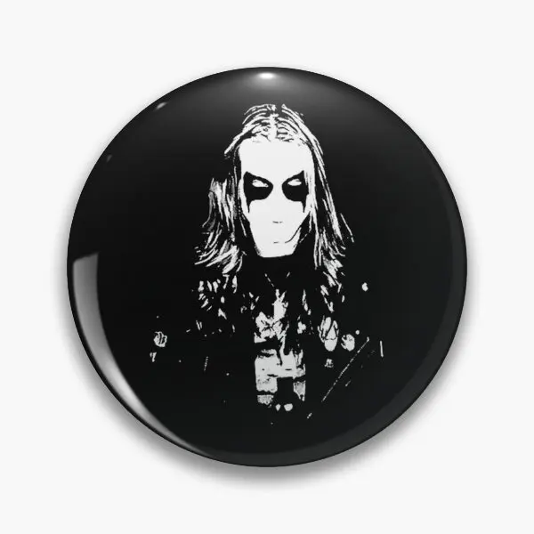 Черная Металлическая Булавка Mayhem Yngve Ohlin с мягкой кнопкой, булавка для шляпы, отворота, булавка, Декор, забавный стиль, модная Милая Креативная одежда