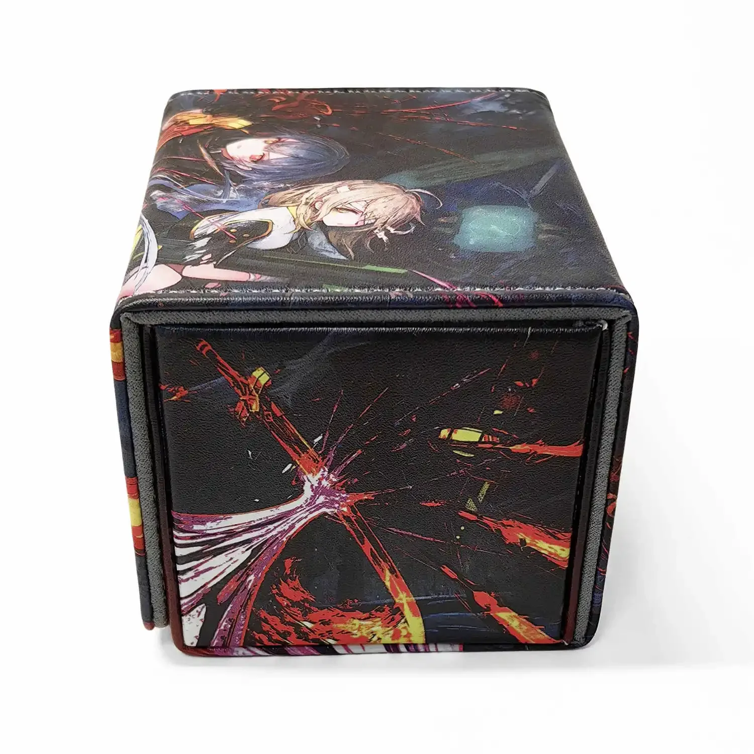 Фото Ю-Ги-О! Sky Striker Ace коробка для хранения карт WS PTCG коллекционная карта из искусственной кожи магнитный притяжение защитная коробка аниме подарок №2