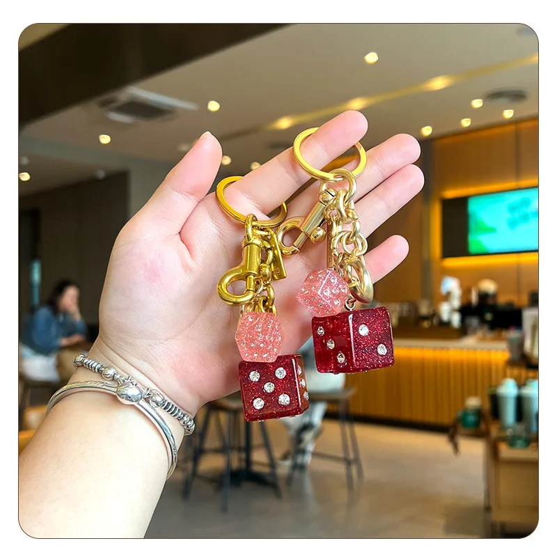 Подвески для сумки для Lv Goyard, сумка на плечо, изысканный кристалл, двухцветный кулон в виде кости, женский брелок, аксессуары для сумки