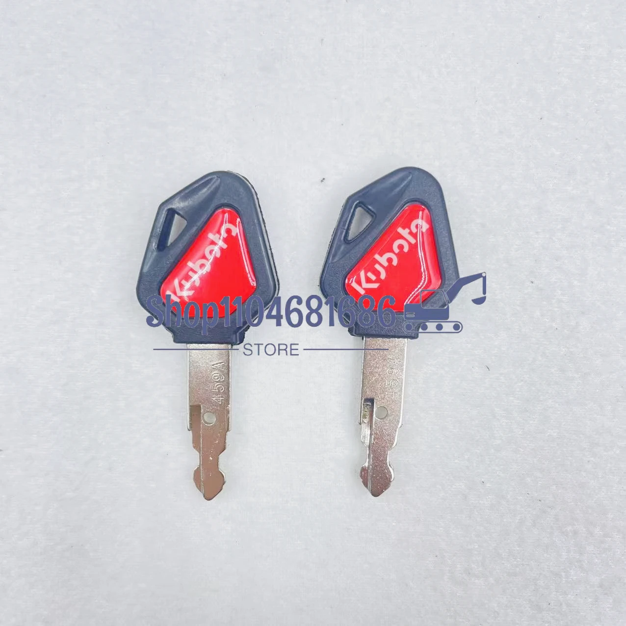 12510 шт. 459A ключи для мини-экскаватора Kubota, экскаватора, мини-погрузчика, ключ зажигания ELI80-0101 RC411-53933 RC461-53960 (art.: 3920d09d91d80) - 3920d09d91d80