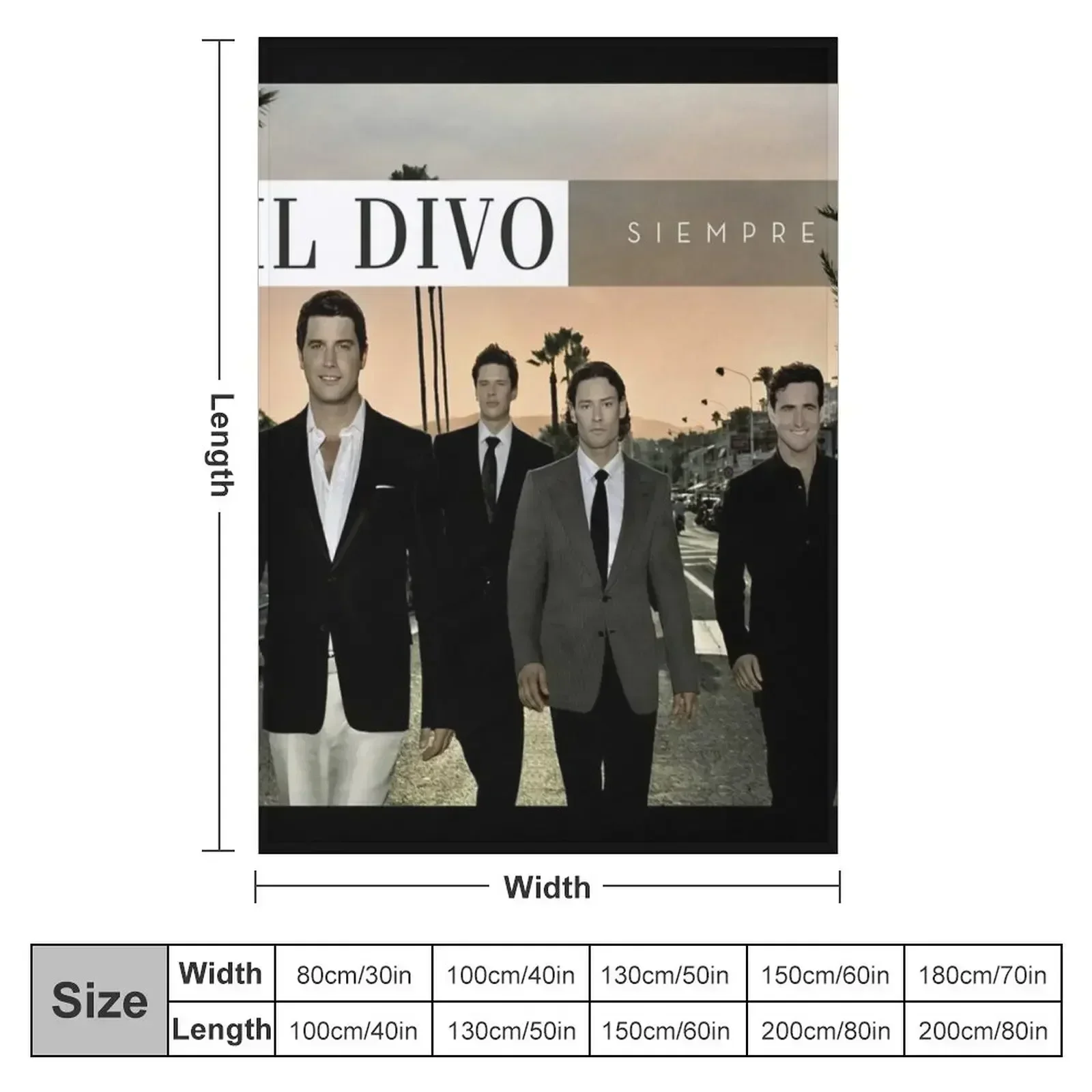 Фото Il Divo siempre плед Furrys забавный подарок диваны одеяла №2