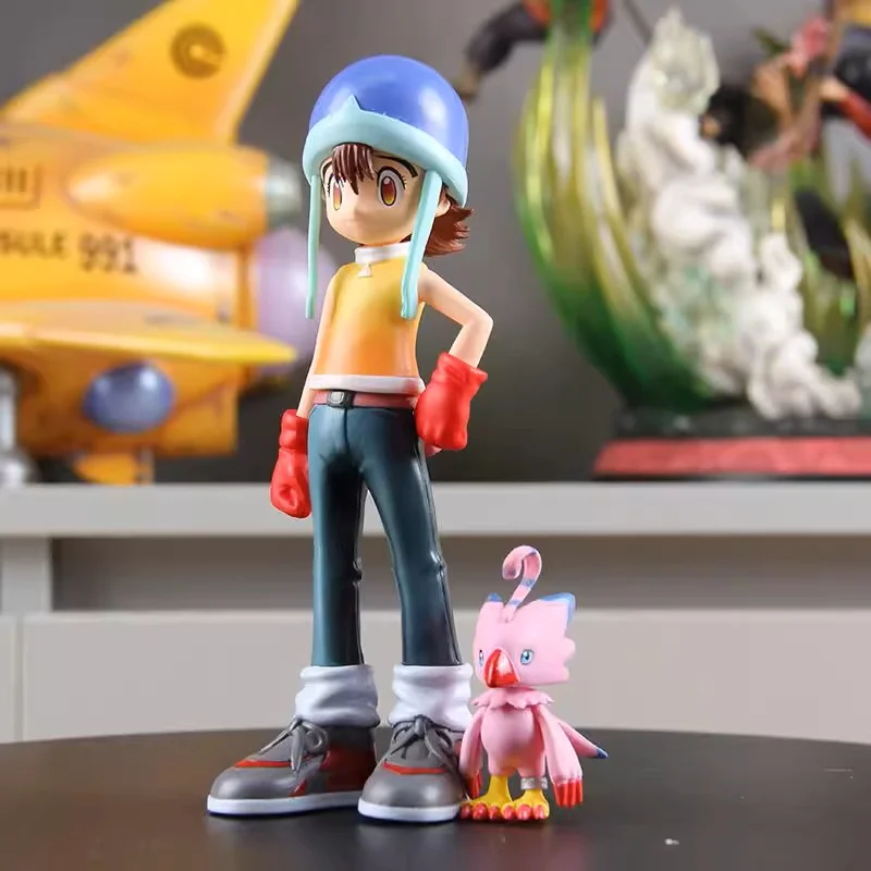 Фото Горячее аниме Digimon Adventure Takenouchi Sora, фигурка Piyomon, фигурки героев, статуя из ПВХ, коллекция, модель игрушки, подарок на день рождения для фанатов №3
