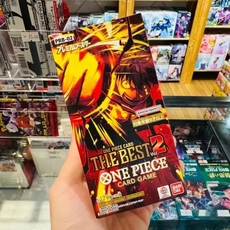 Фото Горячая Распродажа BANDAI One Piece 100% оригинал аниме Booster Box PRB02 OP13 The Will To Inherit Tcg Коллекционная карта Игрушка Подарок на день рождения №3